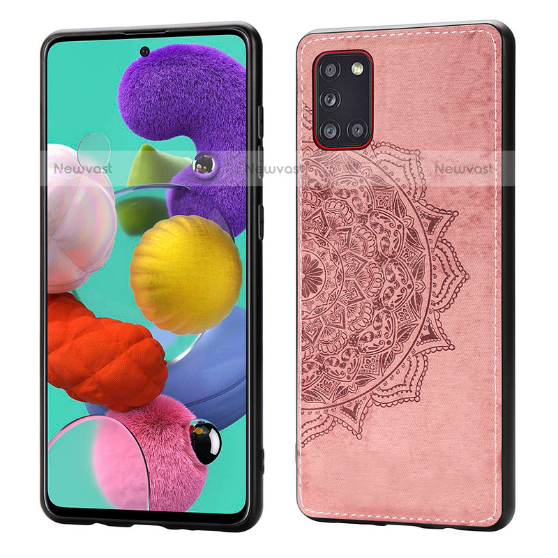 Ultra-thin Silicone Gel Soft Case Cover with Magnetic S03D for Samsung Galaxy A31