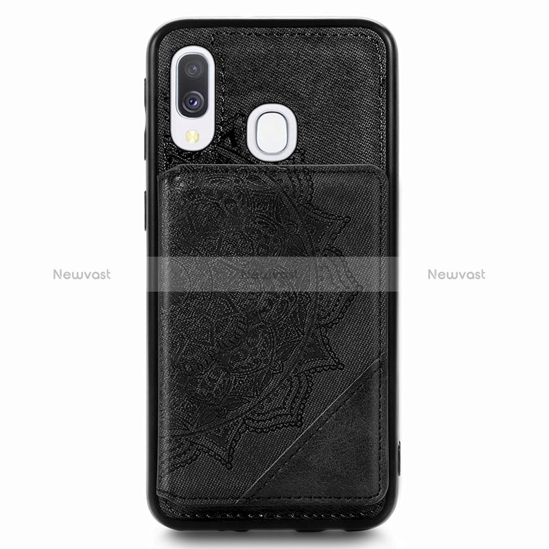 Ultra-thin Silicone Gel Soft Case Cover with Magnetic S03D for Samsung Galaxy A40