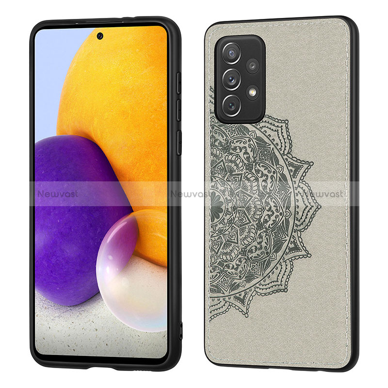 Ultra-thin Silicone Gel Soft Case Cover with Magnetic S03D for Samsung Galaxy A52s 5G