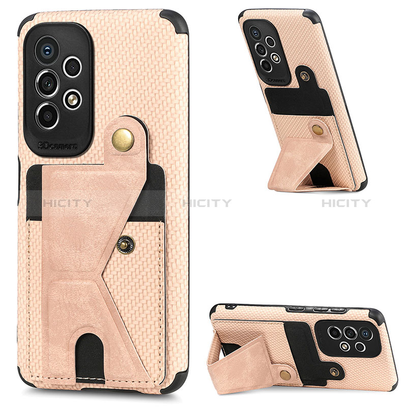 Ultra-thin Silicone Gel Soft Case Cover with Magnetic S03D for Samsung Galaxy A53 5G