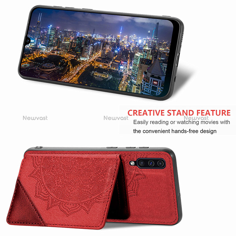 Ultra-thin Silicone Gel Soft Case Cover with Magnetic S03D for Samsung Galaxy A70S