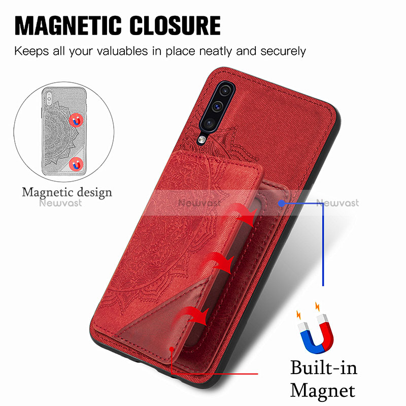 Ultra-thin Silicone Gel Soft Case Cover with Magnetic S03D for Samsung Galaxy A70S