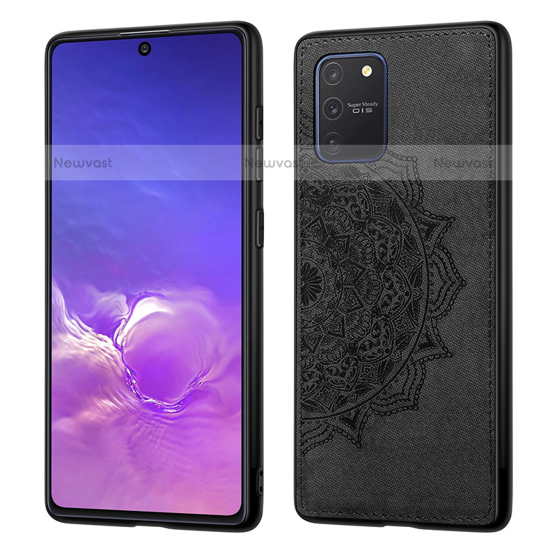 Ultra-thin Silicone Gel Soft Case Cover with Magnetic S03D for Samsung Galaxy A91