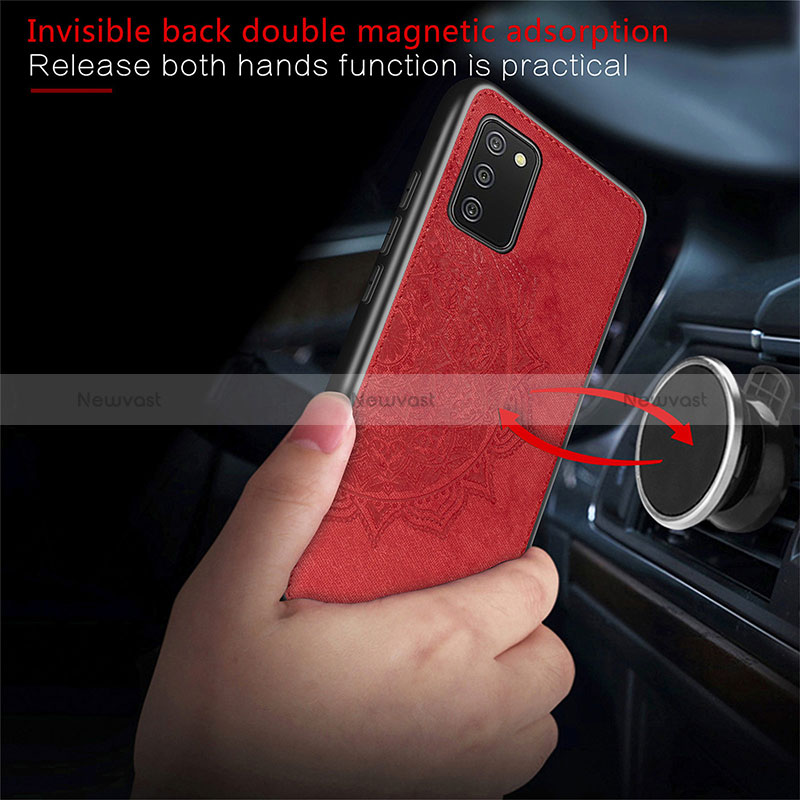 Ultra-thin Silicone Gel Soft Case Cover with Magnetic S03D for Samsung Galaxy F02S SM-E025F