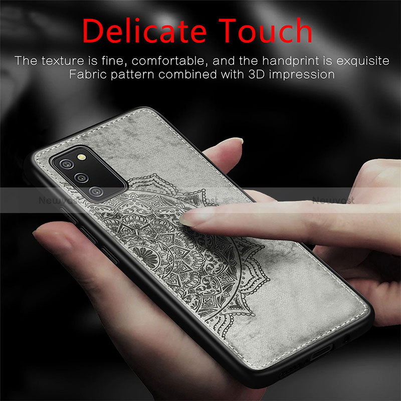 Ultra-thin Silicone Gel Soft Case Cover with Magnetic S03D for Samsung Galaxy M02s