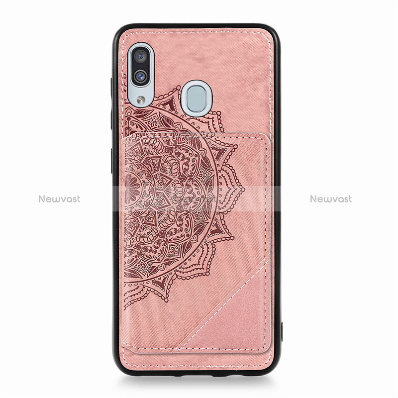 Ultra-thin Silicone Gel Soft Case Cover with Magnetic S03D for Samsung Galaxy M10S