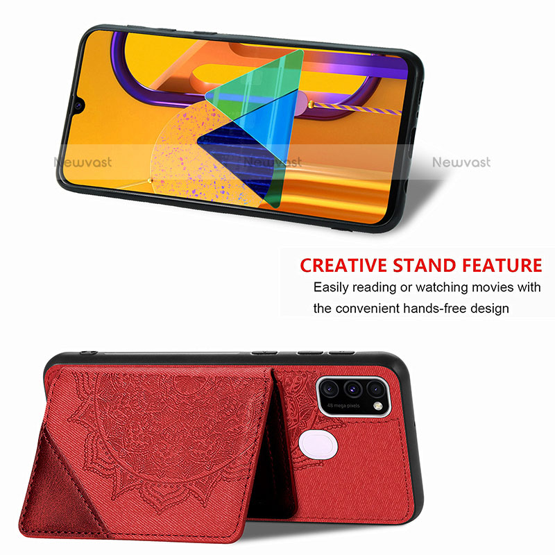 Ultra-thin Silicone Gel Soft Case Cover with Magnetic S03D for Samsung Galaxy M30s
