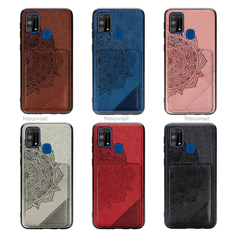 Ultra-thin Silicone Gel Soft Case Cover with Magnetic S03D for Samsung Galaxy M31 Prime Edition