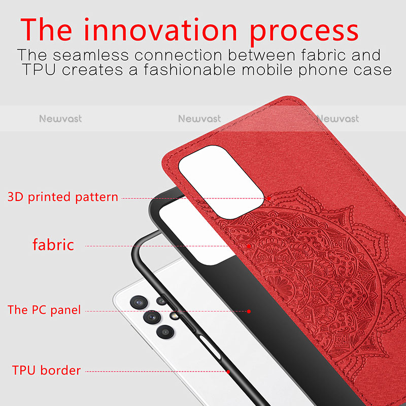 Ultra-thin Silicone Gel Soft Case Cover with Magnetic S03D for Samsung Galaxy M32 5G