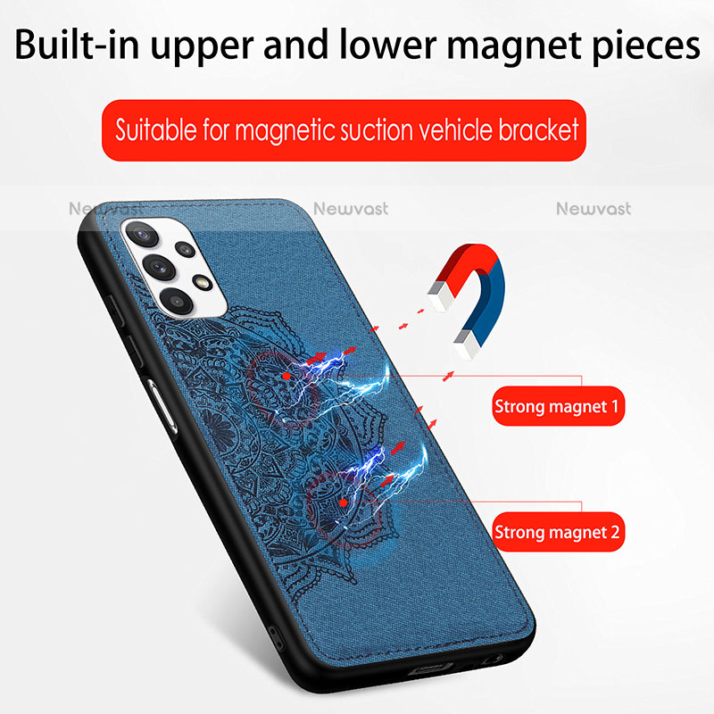 Ultra-thin Silicone Gel Soft Case Cover with Magnetic S03D for Samsung Galaxy M32 5G