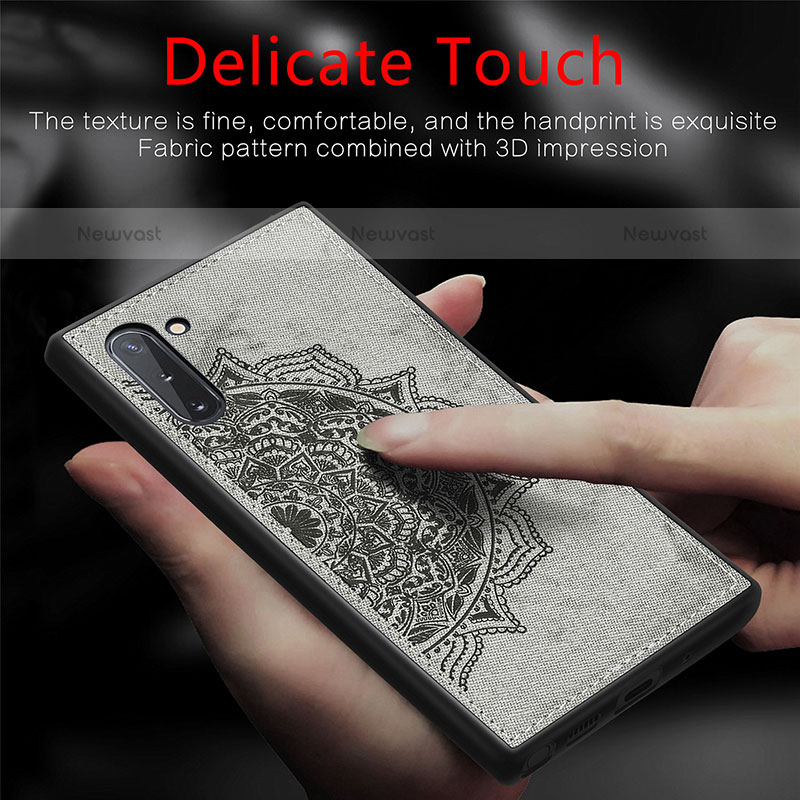 Ultra-thin Silicone Gel Soft Case Cover with Magnetic S03D for Samsung Galaxy Note 10 5G