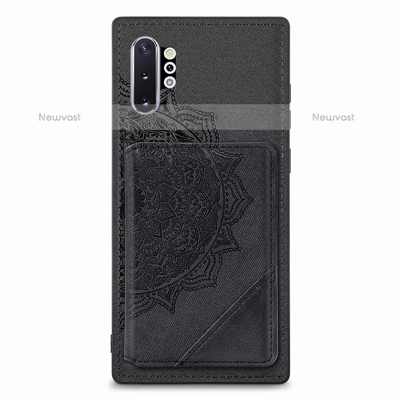 Ultra-thin Silicone Gel Soft Case Cover with Magnetic S03D for Samsung Galaxy Note 10 Plus 5G