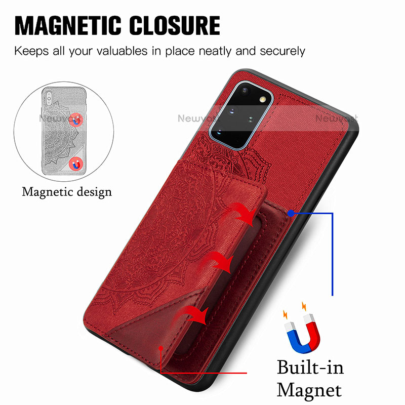 Ultra-thin Silicone Gel Soft Case Cover with Magnetic S03D for Samsung Galaxy S20 Plus