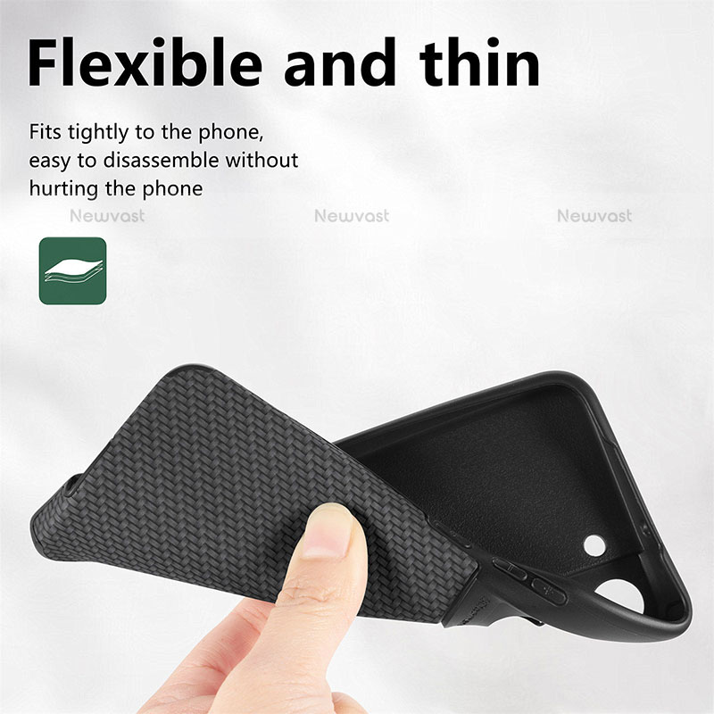 Ultra-thin Silicone Gel Soft Case Cover with Magnetic S03D for Samsung Galaxy S21 FE 5G