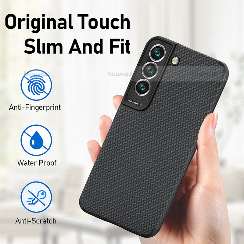 Ultra-thin Silicone Gel Soft Case Cover with Magnetic S03D for Samsung Galaxy S23 Plus 5G