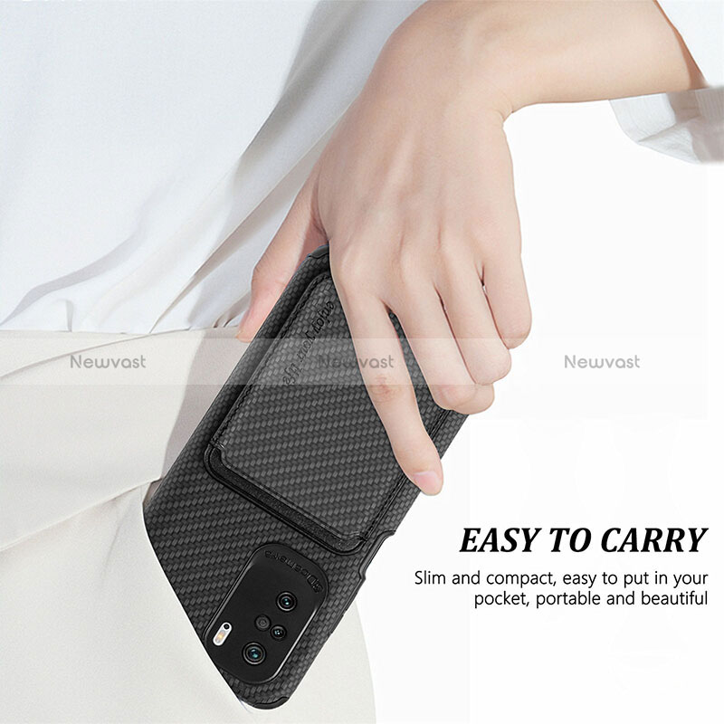 Ultra-thin Silicone Gel Soft Case Cover with Magnetic S03D for Xiaomi Mi 11i 5G