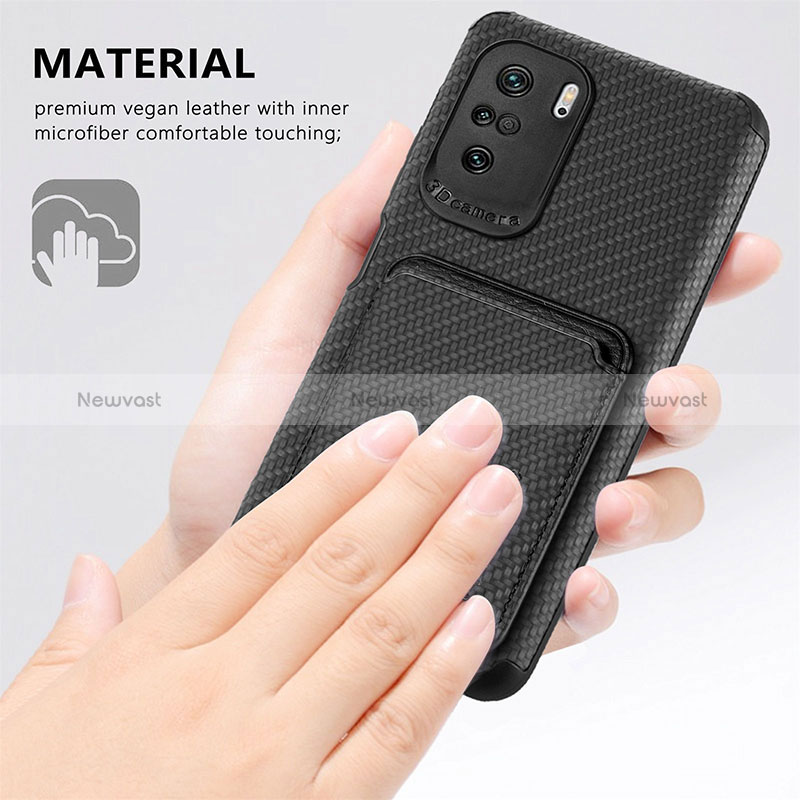 Ultra-thin Silicone Gel Soft Case Cover with Magnetic S03D for Xiaomi Mi 11i 5G