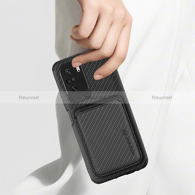 Ultra-thin Silicone Gel Soft Case Cover with Magnetic S03D for Xiaomi Mi 11i 5G