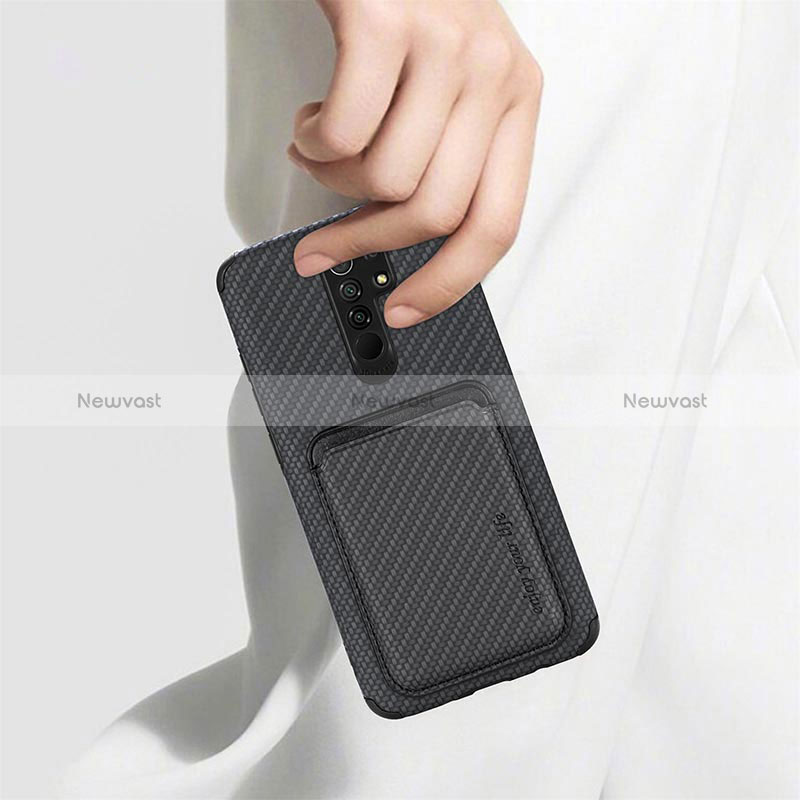 Ultra-thin Silicone Gel Soft Case Cover with Magnetic S03D for Xiaomi Poco M2