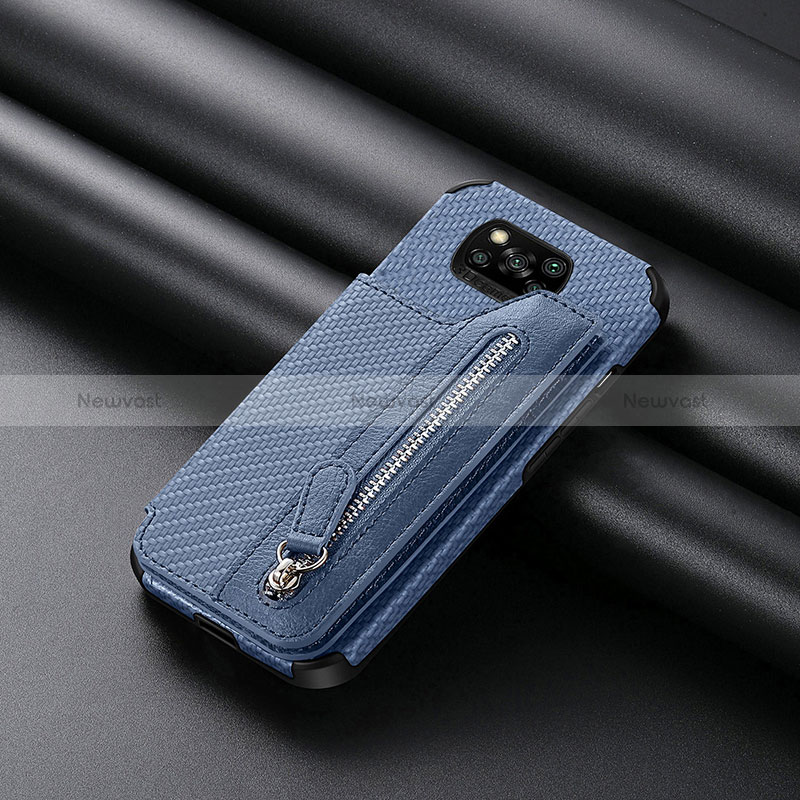 Ultra-thin Silicone Gel Soft Case Cover with Magnetic S03D for Xiaomi Poco X3