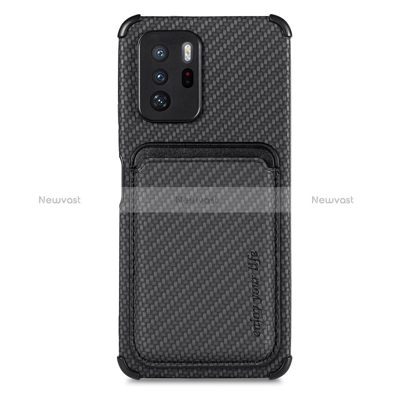 Ultra-thin Silicone Gel Soft Case Cover with Magnetic S03D for Xiaomi Poco X3 GT 5G