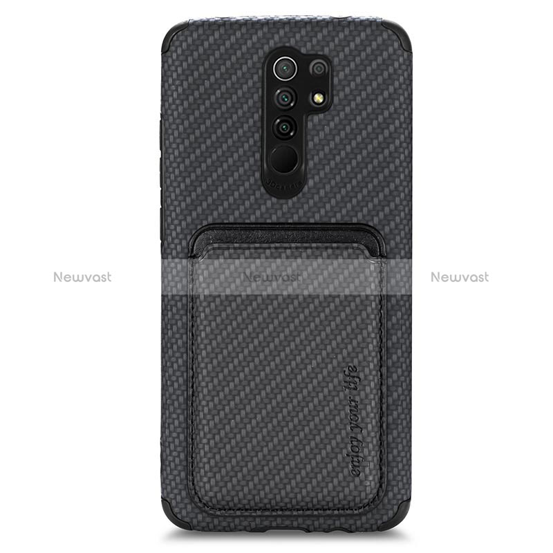 Ultra-thin Silicone Gel Soft Case Cover with Magnetic S03D for Xiaomi Redmi 9