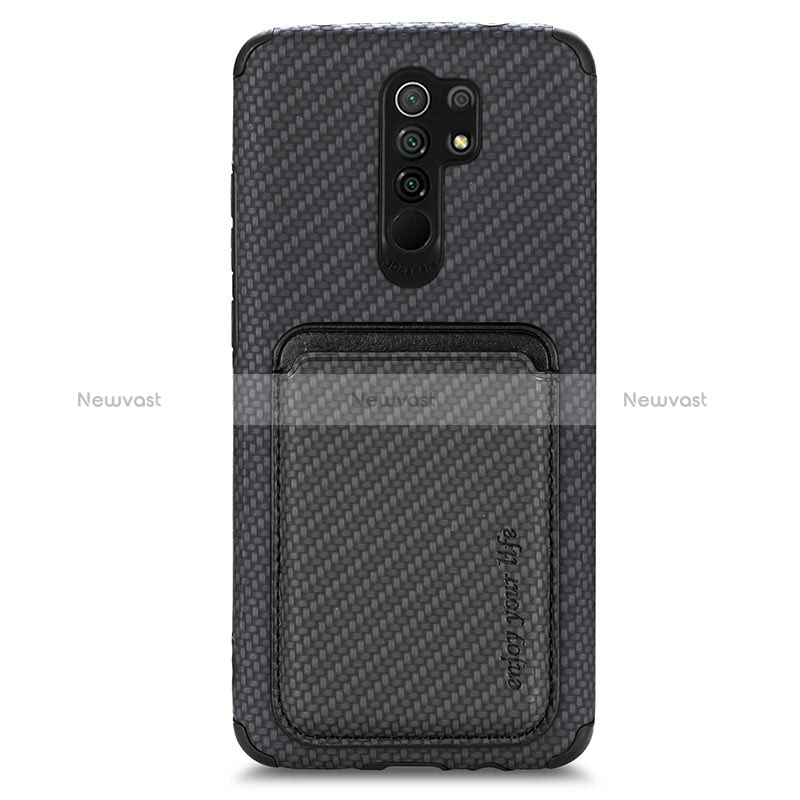 Ultra-thin Silicone Gel Soft Case Cover with Magnetic S03D for Xiaomi Redmi 9 Prime India