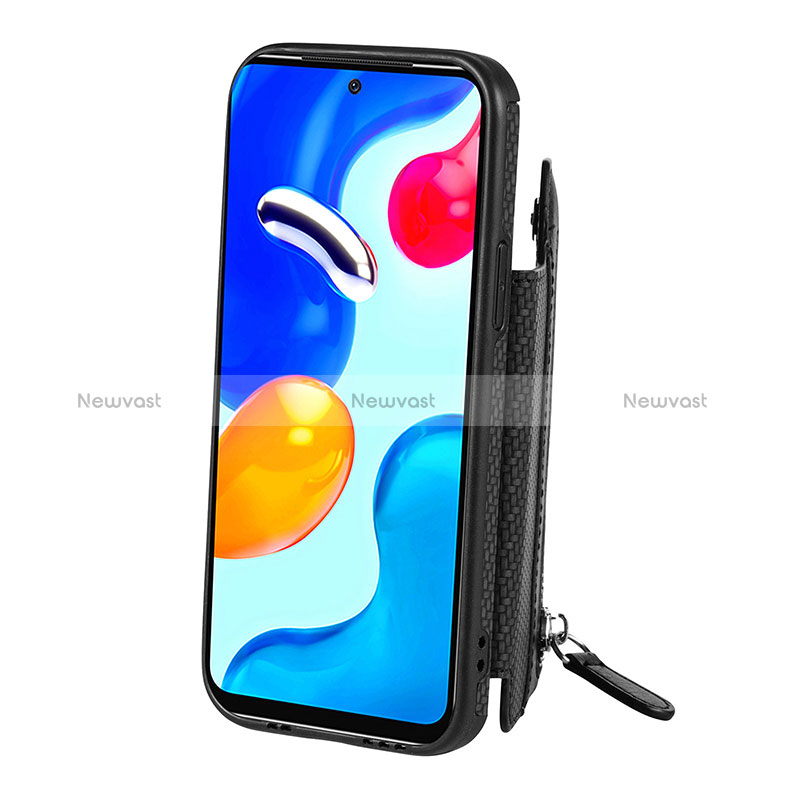 Ultra-thin Silicone Gel Soft Case Cover with Magnetic S03D for Xiaomi Redmi Note 11 4G (2022)