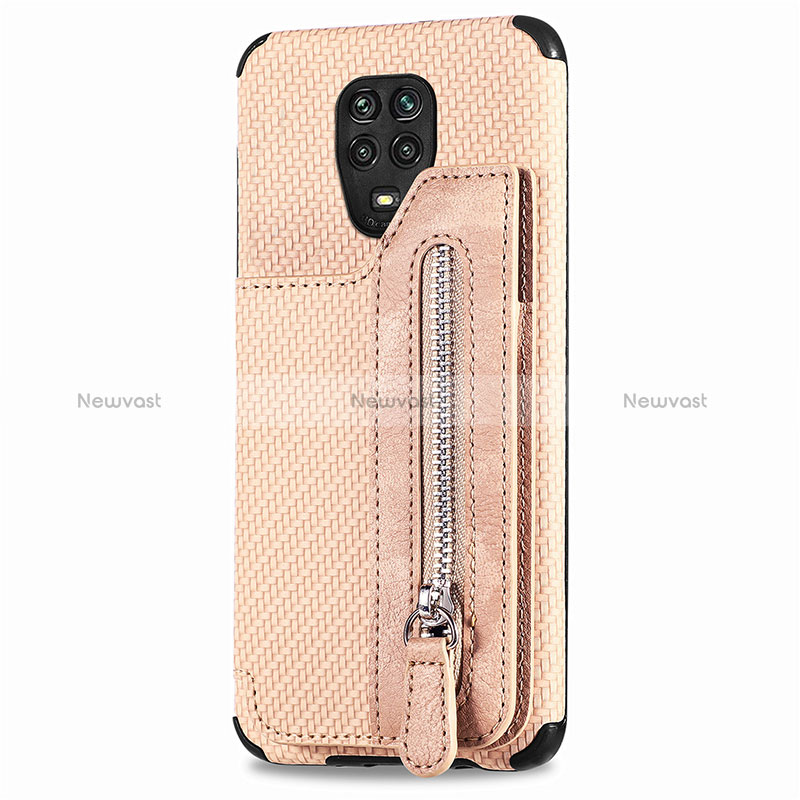 Ultra-thin Silicone Gel Soft Case Cover with Magnetic S03D for Xiaomi Redmi Note 9 Pro