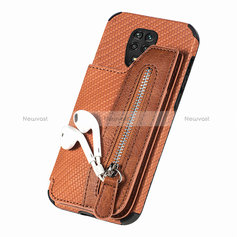 Ultra-thin Silicone Gel Soft Case Cover with Magnetic S03D for Xiaomi Redmi Note 9 Pro Max