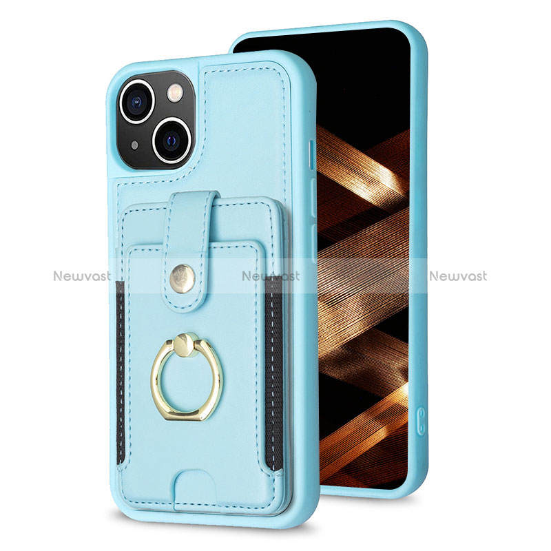 Ultra-thin Silicone Gel Soft Case Cover with Magnetic S04D for Apple iPhone 14