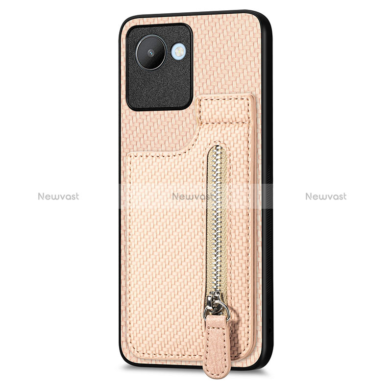 Ultra-thin Silicone Gel Soft Case Cover with Magnetic S04D for Realme C30