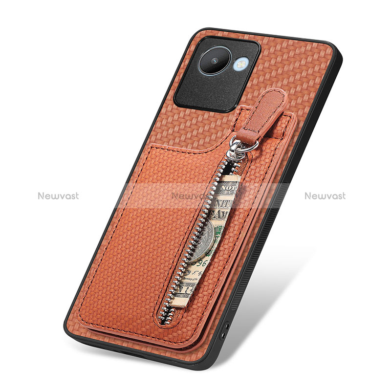 Ultra-thin Silicone Gel Soft Case Cover with Magnetic S04D for Realme C30