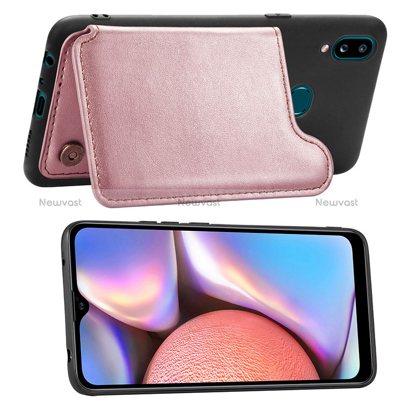 Ultra-thin Silicone Gel Soft Case Cover with Magnetic S04D for Samsung Galaxy A10s