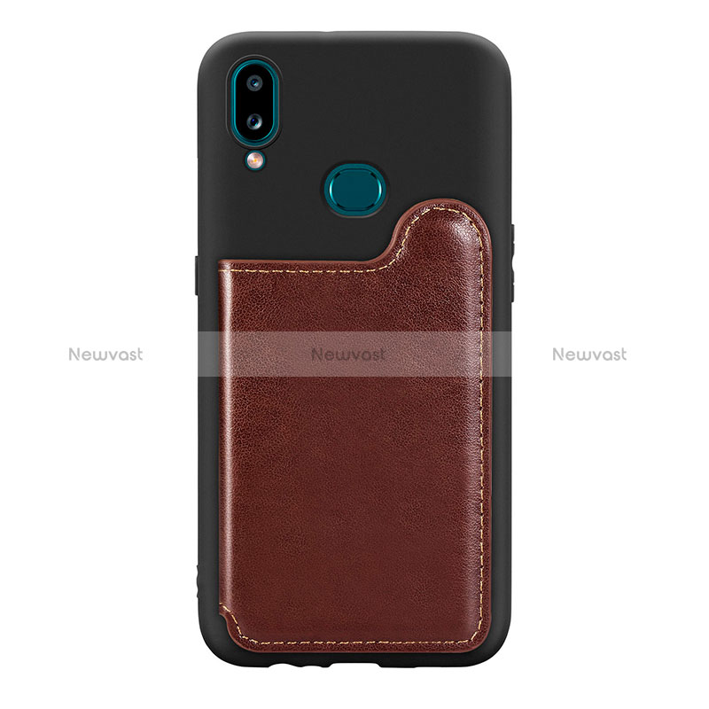 Ultra-thin Silicone Gel Soft Case Cover with Magnetic S04D for Samsung Galaxy A10s