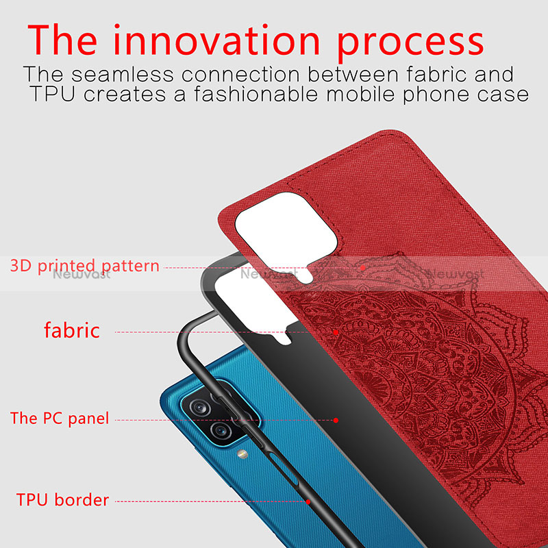 Ultra-thin Silicone Gel Soft Case Cover with Magnetic S04D for Samsung Galaxy A12 5G