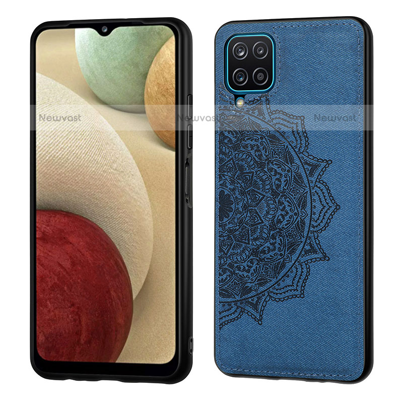 Ultra-thin Silicone Gel Soft Case Cover with Magnetic S04D for Samsung Galaxy A12