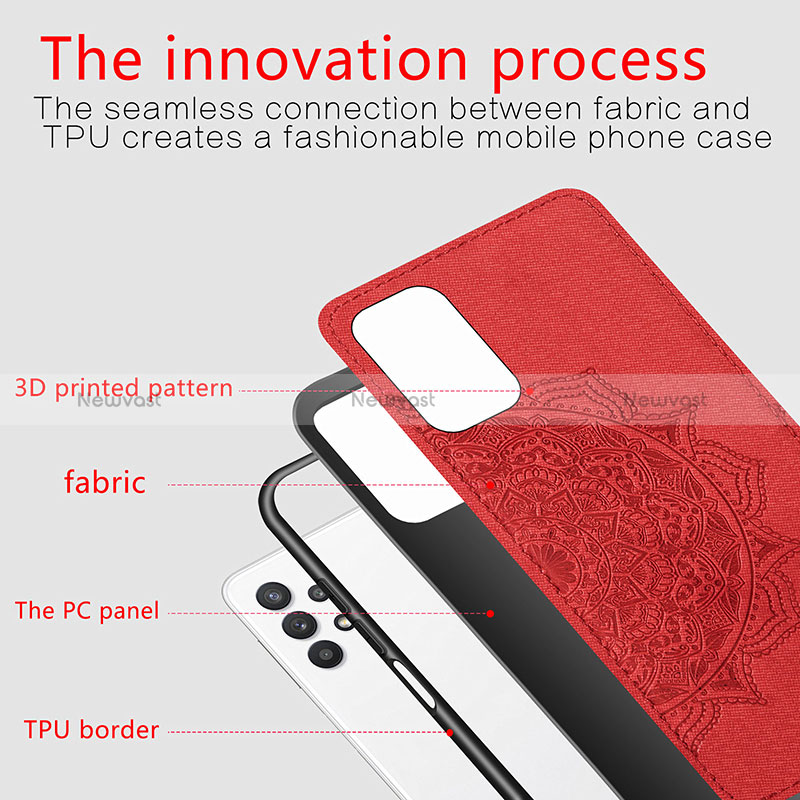 Ultra-thin Silicone Gel Soft Case Cover with Magnetic S04D for Samsung Galaxy A32 5G