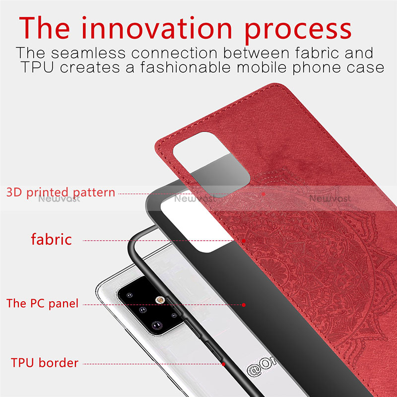 Ultra-thin Silicone Gel Soft Case Cover with Magnetic S04D for Samsung Galaxy A71 5G