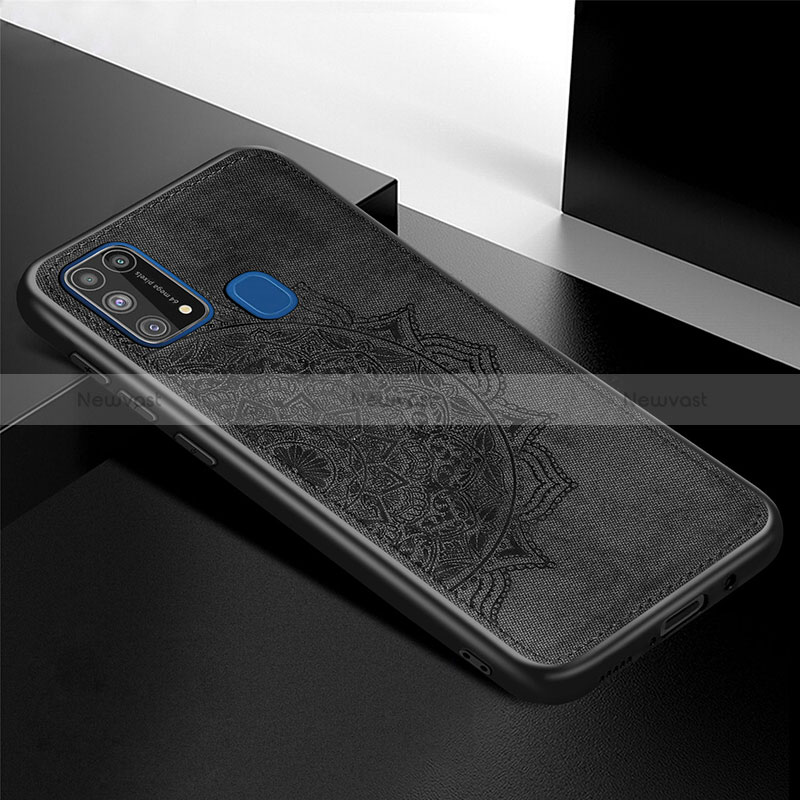 Ultra-thin Silicone Gel Soft Case Cover with Magnetic S04D for Samsung Galaxy M31 Prime Edition