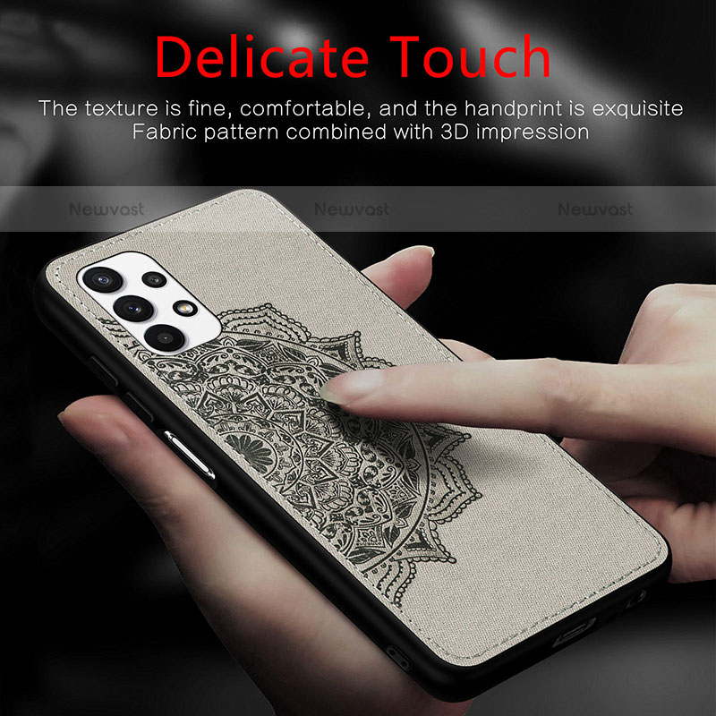 Ultra-thin Silicone Gel Soft Case Cover with Magnetic S04D for Samsung Galaxy M32 5G