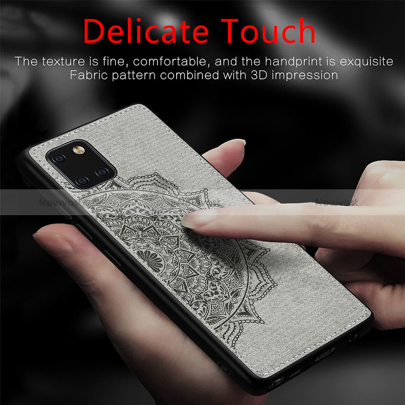 Ultra-thin Silicone Gel Soft Case Cover with Magnetic S04D for Samsung Galaxy M60s