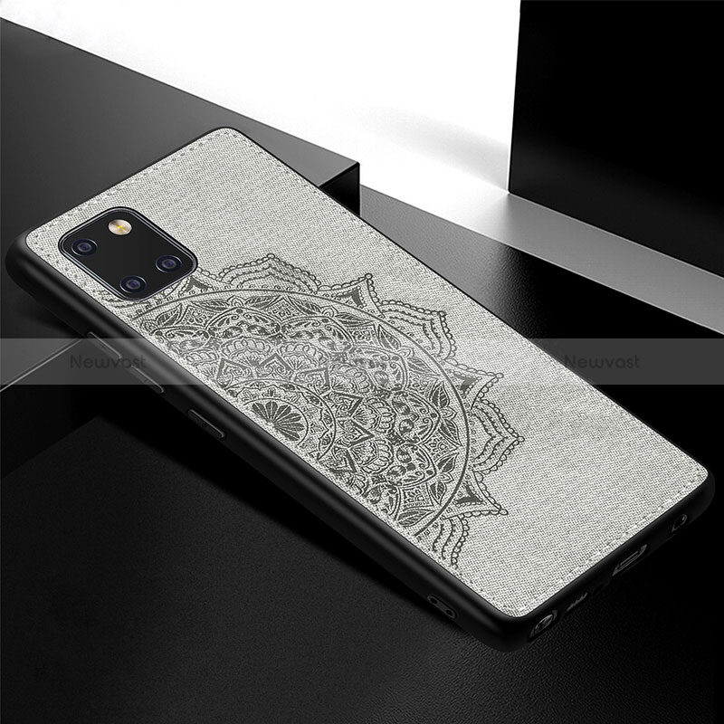 Ultra-thin Silicone Gel Soft Case Cover with Magnetic S04D for Samsung Galaxy M60s