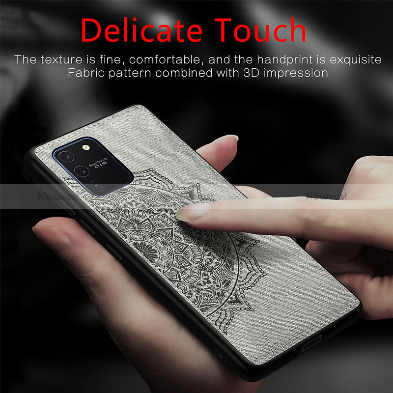 Ultra-thin Silicone Gel Soft Case Cover with Magnetic S04D for Samsung Galaxy M80S