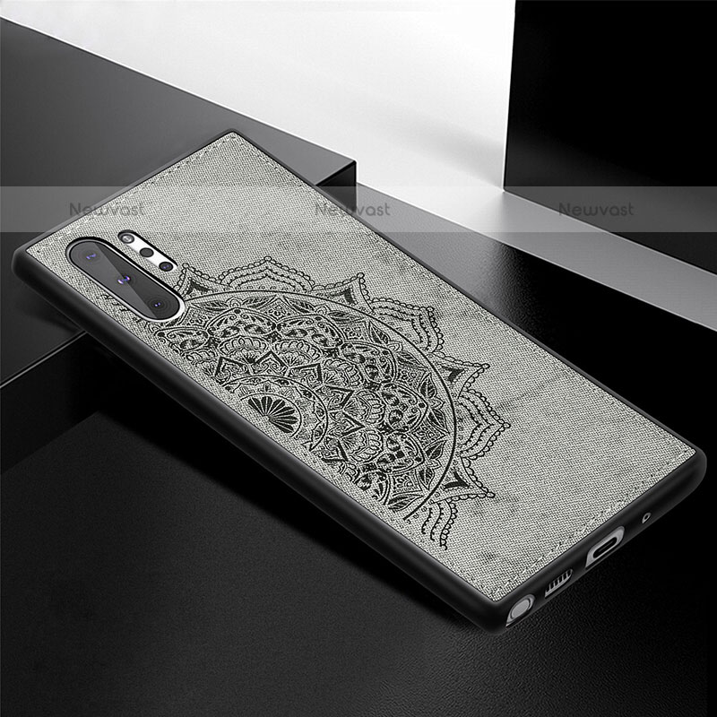 Ultra-thin Silicone Gel Soft Case Cover with Magnetic S04D for Samsung Galaxy Note 10 Plus 5G