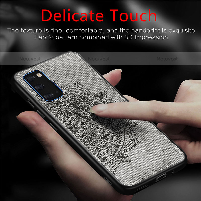 Ultra-thin Silicone Gel Soft Case Cover with Magnetic S04D for Samsung Galaxy S20