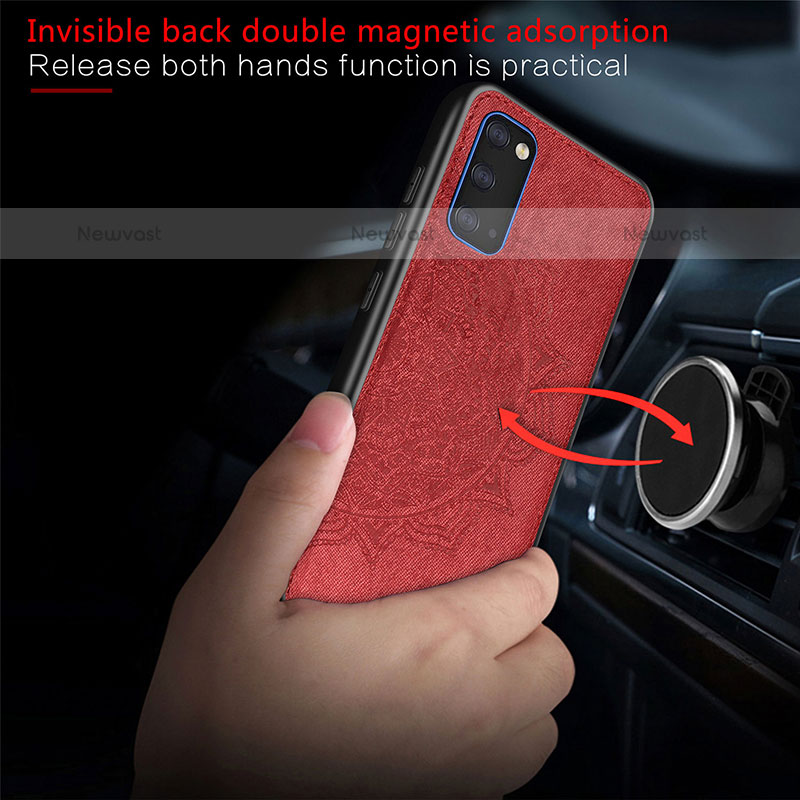 Ultra-thin Silicone Gel Soft Case Cover with Magnetic S04D for Samsung Galaxy S20