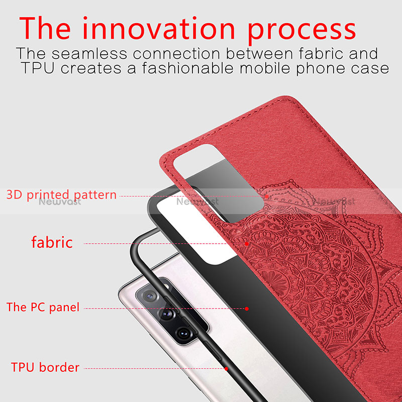 Ultra-thin Silicone Gel Soft Case Cover with Magnetic S04D for Samsung Galaxy S20 Lite 5G