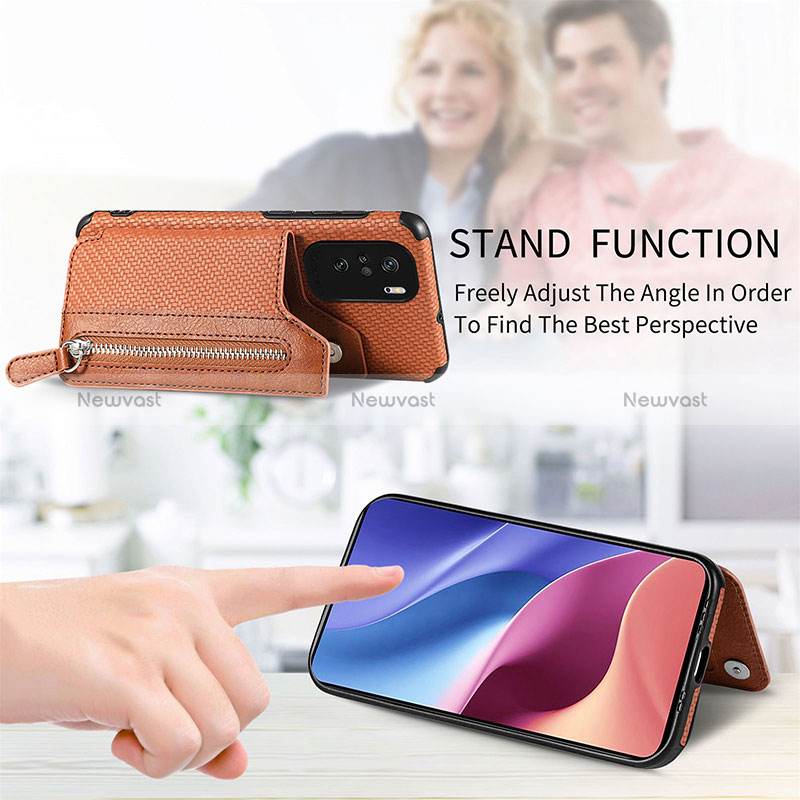 Ultra-thin Silicone Gel Soft Case Cover with Magnetic S04D for Xiaomi Mi 11X 5G
