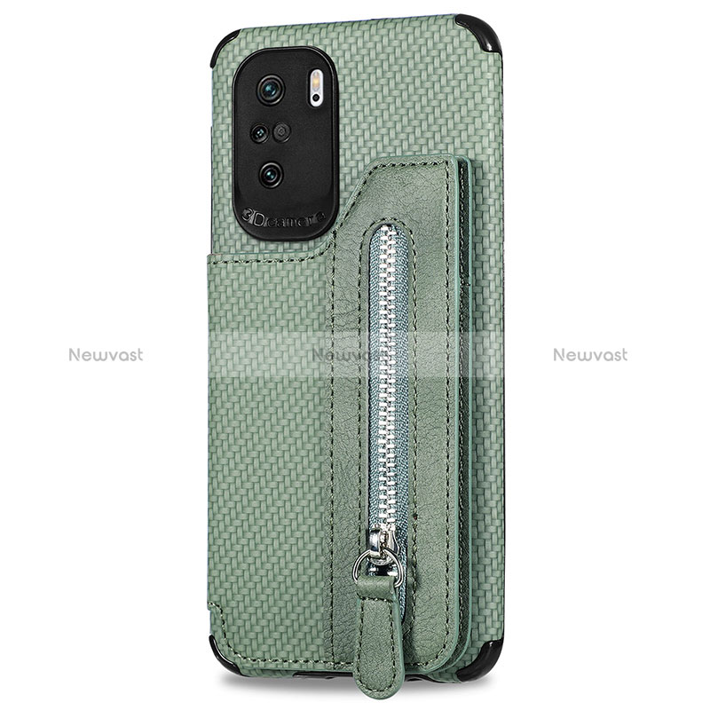 Ultra-thin Silicone Gel Soft Case Cover with Magnetic S04D for Xiaomi Redmi K40 Pro 5G